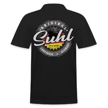 Allemagne d’origine Thuringe Suhl Forêt de Thuringe - Polo Homme - noir - Dos - Kai (181cm)