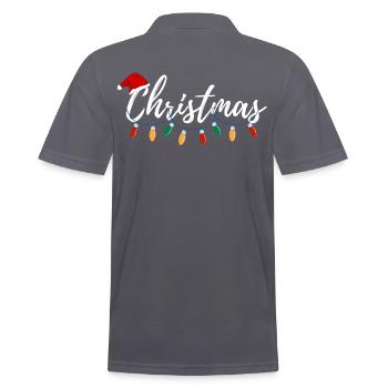Cadeau de Noël - Polo Homme - charbon - Dos - Nico (186cm)