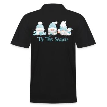 C’est la saison. Joyeux Noël - Polo Homme - noir - Dos - Kai (181cm)