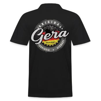 Original Germany Thuringia Gera - Men's Polo Shirt - black - Back - Kai (181cm)