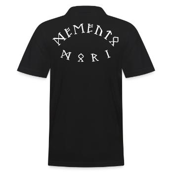 Memento Mori Runes - Polo Homme - noir - Dos - Kai (181cm)