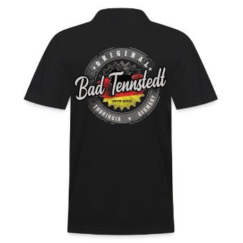 Original Germany Thüringen Bad Tennstedt - Männer Poloshirt - Schwarz - Hinten - Kai (181cm)