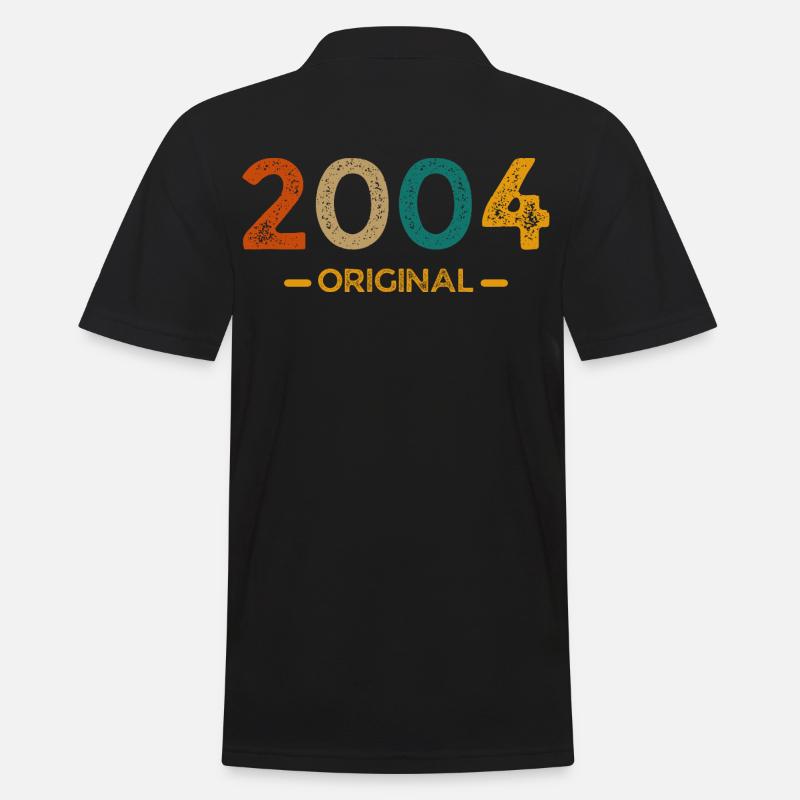 2004 Original - Männer Poloshirt - Schwarz