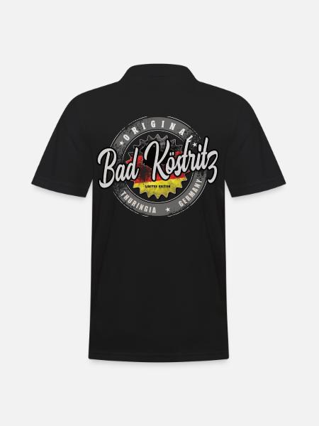Original Germany Thuringia Bad Köstritz - Men's Polo Shirt - black