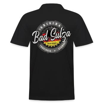 Original Germany Thuringia Bad Sulza - Men's Polo Shirt - black - Back - Kai (181cm)