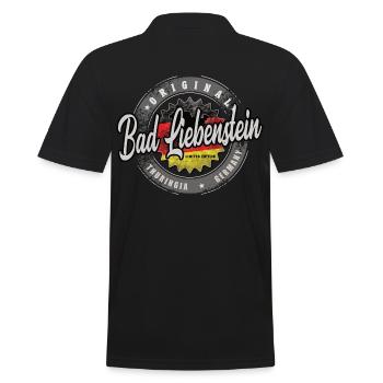 Original Germany Thüringen Bad Liebenstein - Männer Poloshirt - Schwarz - Hinten - Kai (181cm)