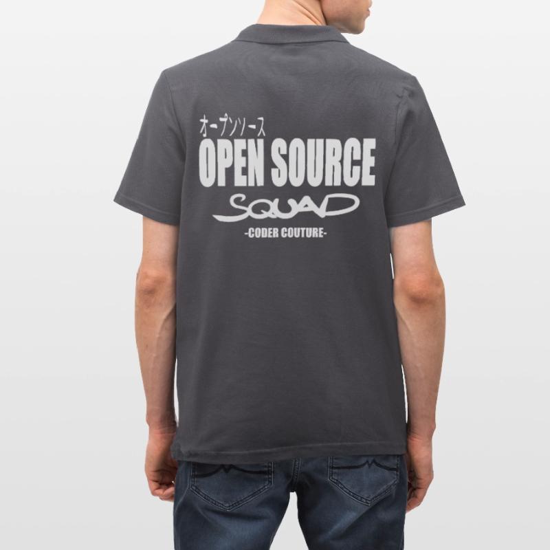 LUZILLION CODER COUTURE, PARTISAN DE L’OPEN SOURCE Polo Homme