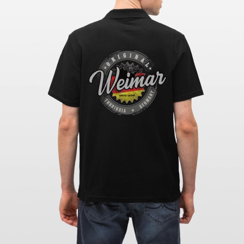 Original Germany Thuringia Weimar Thuringian Forest Men's Polo Shirt