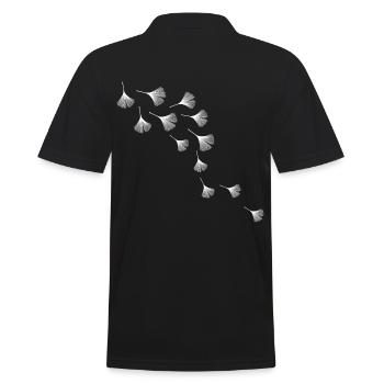 Vague de ginko - Polo Homme - noir - Dos - Kai (181cm)