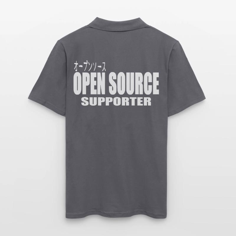 LUZILLION CODER COUTURE, PARTISAN DE L’OPEN SOURCE Polo Homme