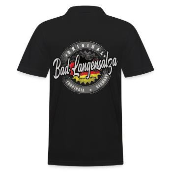 Original Germany Thuringia Bad Langensalza - Men's Polo Shirt - black - Back - Kai (181cm)