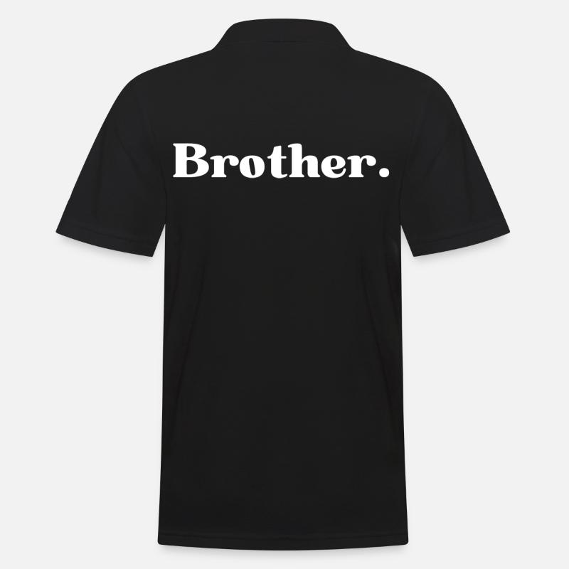 BRUDER - Männer Poloshirt - Schwarz