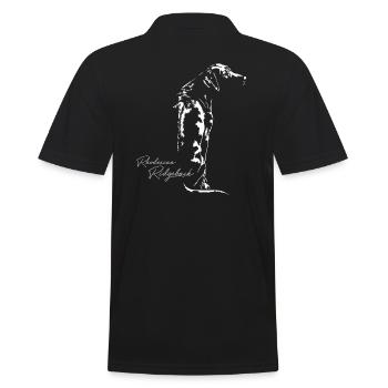 RHODESIAN RIDGEBACK RR Hundemotiv Wilsigns Hunde - Männer Poloshirt - Schwarz - Hinten - Kai (181cm)