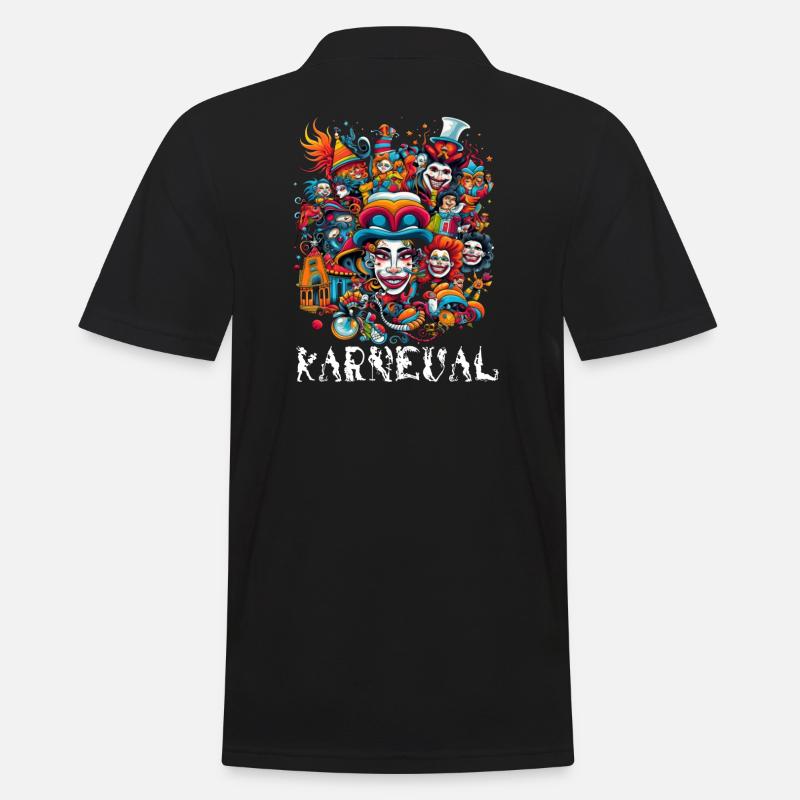 Alaaf, Kostüm, Party, shirt Kunst Kölner Karneval - Männer Poloshirt - Schwarz