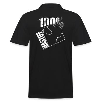 MASTIFF 100 WILSIGNS - Men's Polo Shirt - black - Back - Kai (181cm)