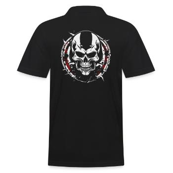 Totenkopf / Crâne - Polo Homme - noir - Dos - Kai (181cm)