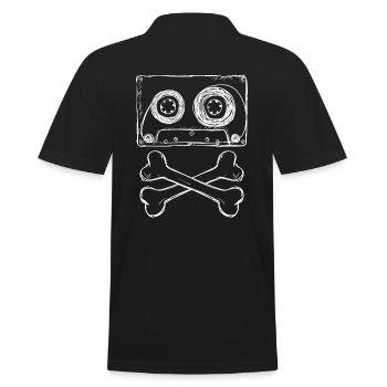 Musique Pirate - Polo Homme - noir - Dos - Kai (181cm)