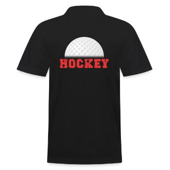 Joueur de hockey sur gazon Balle de hockey - Polo Homme - noir - Dos - Kai (181cm)