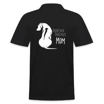 Rhodesian Ridgeback Mom - Polo Homme - noir - Dos - Kai (181cm)