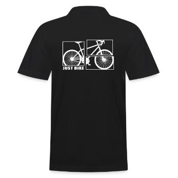 biketour vélo vélo gravelbike bike tour - Polo Homme - noir - Dos - Kai (181cm)