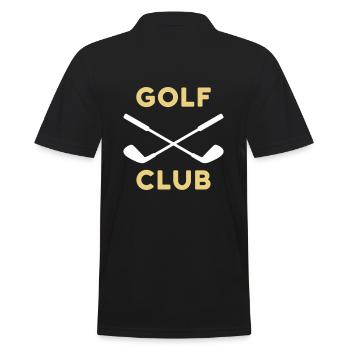 Club de golf (club de golf croisé) - Polo Homme - noir - Dos - Kai (181cm)