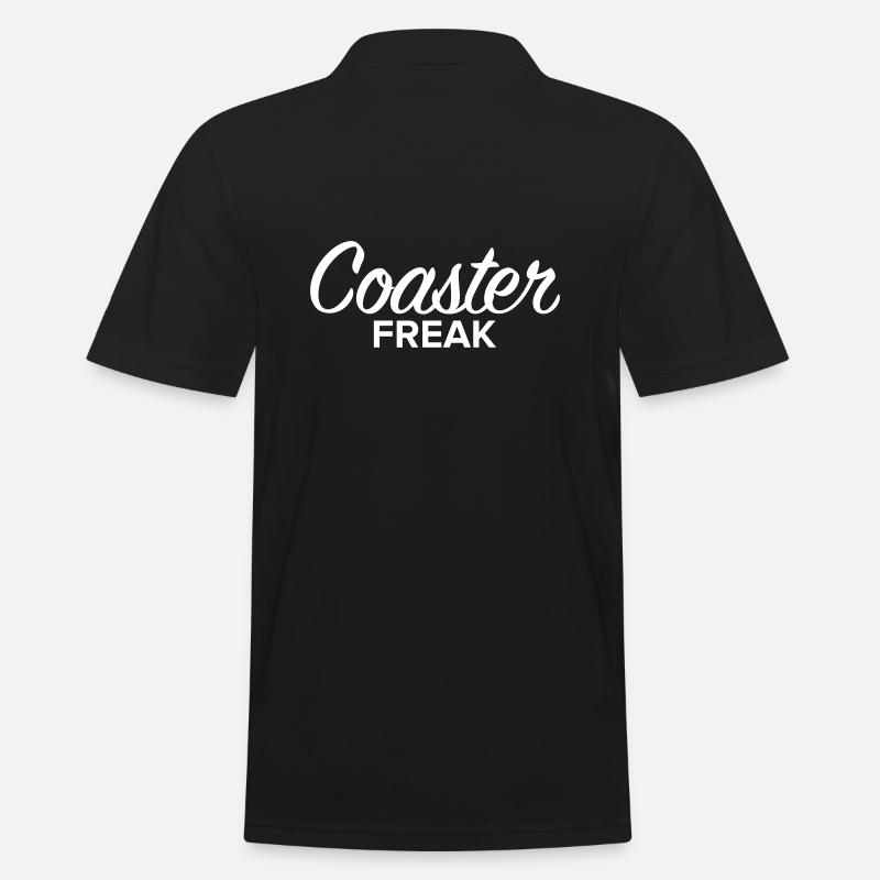 Coaster Freak Script - Polo Homme - noir