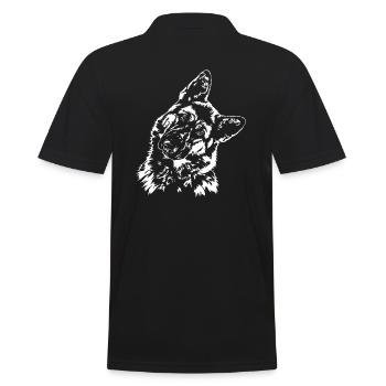 GERMAN SCHÄFERHUND IGP Wilsigns Dog Dog - Men's Polo Shirt - black - Back - Kai (181cm)