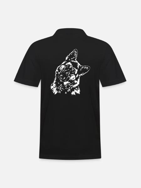 DEUTSCHER SCHÄFERHUND IGP Wilsigns Hunde Hund - Männer Poloshirt - Schwarz