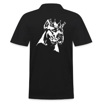 DOGO ARGENTINO chien chien - Polo Homme - noir - Dos - Kai (181cm)