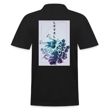 Tatouage Be You Butterfly Level Up 2 - Polo Homme - noir - Dos - Kai (181cm)