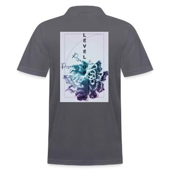 Tatouage Be You Butterfly Level Up 2 - Polo Homme - charbon - Dos - Nico (186cm)