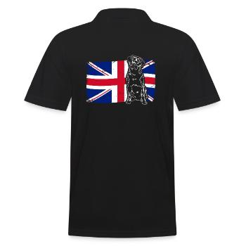 LABRADOR RETRIEVER Union Jack Flag Chiens Wilsigns - Polo Homme - noir - Dos - Kai (181cm)