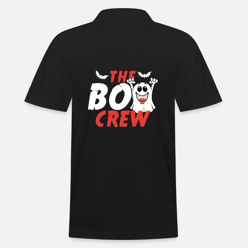 Geist Gespenst Geisterstunde Halloween Geschenk - Männer Poloshirt - Schwarz