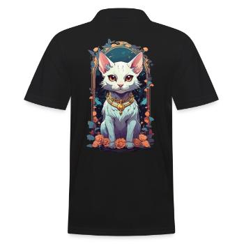 Conception esthétique de chat gothique mignon - Polo Homme - noir - Dos - Kai (181cm)