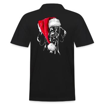 Bonnet de Noël MAGYAR VIZSLA Le cadeau de Wilsign - Polo Homme - noir - Dos - Kai (181cm)