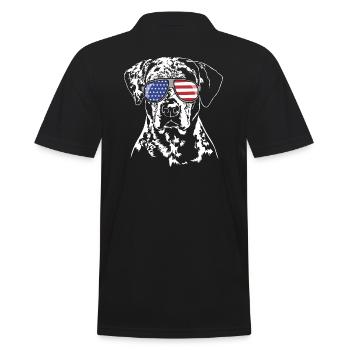 CATAHOULA LEOPARD DOG America Flag Lunettes de soleil - Polo Homme - noir - Dos - Kai (181cm)