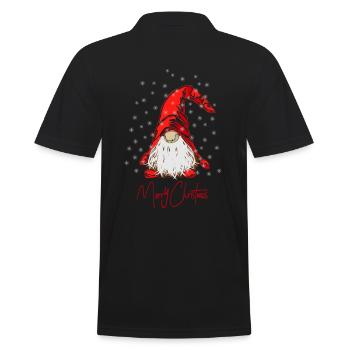 Elfe de noël noël - Polo Homme - noir - Dos - Kai (181cm)