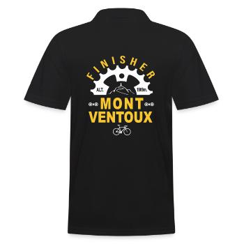 Vélo velo Mont ventoux Humour vélo pour cycliste - Polo Homme - noir - Dos - Kai (181cm)