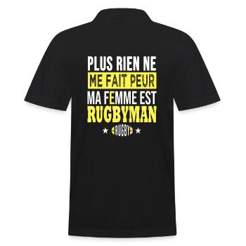 Rugby sport rugby Cadeau homme femme joueuse rugby - Polo Homme - noir - Dos - Kai (181cm)