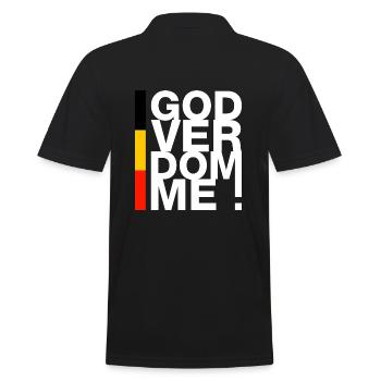Godverdomme ! - Polo Homme - noir - Dos - Kai (181cm)