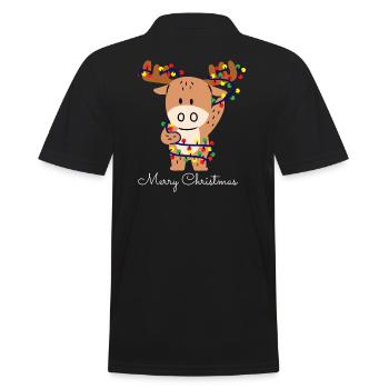 Joyeux Noël. - Polo Homme - noir - Dos - Kai (181cm)
