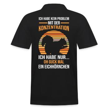 Mama Mutter Erdmännchen - Männer Poloshirt - Schwarz - Hinten - Kai (181cm)
