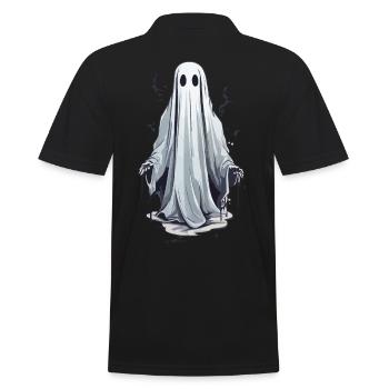 Fantôme d’Halloween Fantôme d’octobre effrayant - Polo Homme - noir - Dos - Kai (181cm)