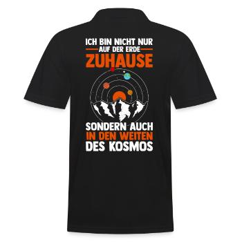 Astrology, Astrologer, Astronaut, Universe, Space - Men's Polo Shirt - black - Back - Kai (181cm)