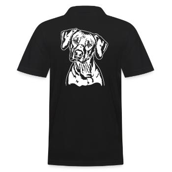 RHODESIAN RIDGEBACK Portrait de chien Wilsigns - Polo Homme - noir - Dos - Kai (181cm)