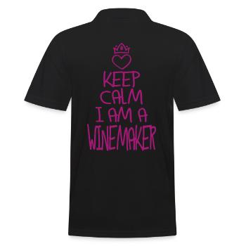 Best Winzer ever Winzer Geschenk - Männer Poloshirt - Schwarz - Hinten - Kai (181cm)