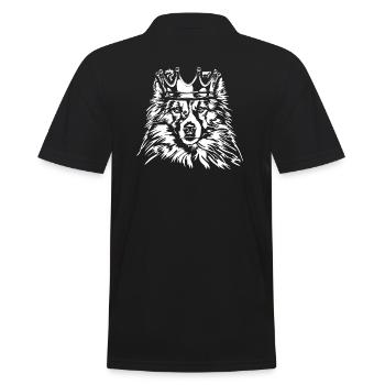 SHELTIE Krone Chien Wilsigns - Polo Homme - noir - Dos - Kai (181cm)