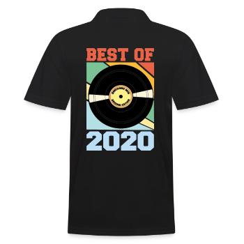 Best of 2020 - Männer Poloshirt - Schwarz - Hinten - Kai (181cm)