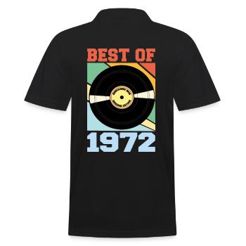 Le meilleur de 1972 - Polo Homme - noir - Dos - Kai (181cm)