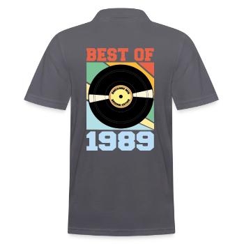 Le meilleur de 1989 - Polo Homme - charbon - Dos - Nico (186cm)